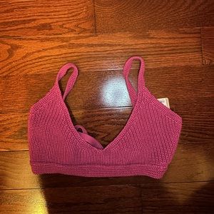 Pitaya Pink Crochet Bralette